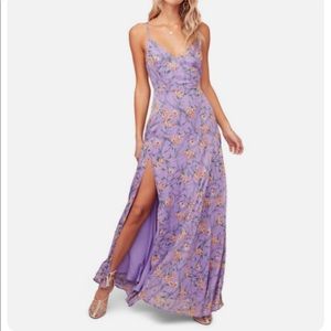 ASTR the label pandora floral maxi dress size M